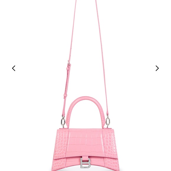 Balenciaga Small croc embossed Hourglass - Picture 2 of 6